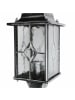 Licht-Erlebnisse Außen Wandlampe (B)15.9 x (H)53.2 cm in Schwarz mit Silber-Finish