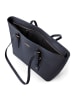 Lazarotti Bologna Leather XL Shopper Tasche Leder 35 cm in navy