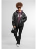 Mister Tee Hoodie "New York Ladies Fluffy Hoody" in Lila