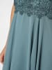 Marie Lund Abendkleid in petrol - 0009
