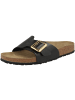 Birkenstock Sandale Catalina Cushion Buckle Birko-Flor schmal in schwarz