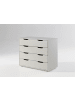 58 aufm Kessel SCHUBLADENKOMMODE Kassie 86x72x43 aus MDF in Weiß