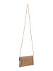 faina Women Flap Bag in Gold