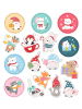 URSUS Glitzer-Sticker "Weihnachten"