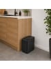 relaxdays Mülleimer mit Sensor in Schwarz - 9 Liter