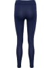 Hummel Hummel Leggings Hmlq4 Multisport Damen Dehnbarem in MARINE