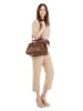 Cluty Handtasche echt Leder in cognac