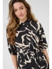 Kaffe Kleid KAmartha Loose fit in Black/Nature Organic Lines