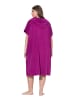 Ulla Popken Homewear-Poncho in beere