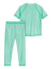 Playshoes UV-Schutz Shirt 1/1-Arm Surfbrett Palme m Legging in mint