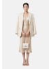 Marc Ellis Schultertasche in MILKY WHITE AND SILVER