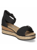 rieker Sandalette in schwarz