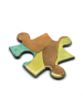 Mr. & Mrs. Panda Puzzle Bär Freundin Design mit Spruch in Weiß