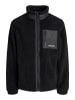 Jack & Jones Teddyfell Jacke in Black