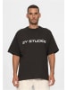 2Y Studios 2Y Studios Herren Logo Oversize Tee in washed black