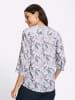 WITT WEIDEN Druckbluse in ecru-marine-bedruckt