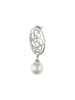 NAEMI Women Earrings in Silver White