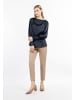 DreiMaster Damen Langarmbluse in Navy