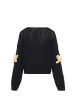 ebeeza Damen Sweater in SCHWARZ