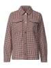 Street One Overshirt mit Karomuster in Warm Blush