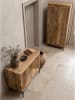 KADIMA DESIGN Sideboard rechteckig, Massivholz, 2 Türen, handgefertigt