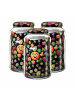 Ritzenhoff & Breker 3er Set Vorratsgläser Smile in Transparent 2,65 l in transparent