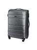 Wittchen Medium suitcase and cosmetic case made of textured in Gray