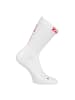 Kempa Socken Logo Classic in weiß/rot