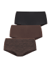 LASCANA Panty in braun, schwarz