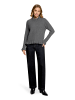 CARTOON Strickpullover mit Stehkragen in Grau