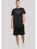 F4NT4STIC Long Cut T-Shirt DC Comics Wonder Woman 84 Repeat in schwarz