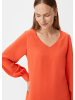 comma Kleid kurz in Orange