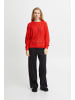 ICHI Strickpullover IHMARNAS LS2  - 20118080  Strickpullover mit Strukturmuster in Rot