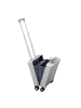 Aleon Business 4-Rollen Kabinentrolley Aluminium 42 cm Laptopfach platinum