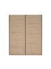 ebuy24 Schiebetürenschrank Bergamo (2-türig) Eiche 179 x 67 cm
