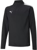 Puma Pullover "TeamLIGA 1/4 Zip Top Jr" in Schwarz