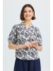 Fransa Kurzarm-Bluse FRMADDIE Regular fit in WIDE STRIPE METEORITE