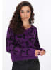myMo ROCKS Sweater in purple black