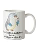 Mr. & Mrs. Panda Tasse Biologielehrer Leidenschaft mit Spruch in Weiß