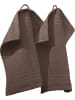 REDBEST Frottier Seiftuch 2er-Pack New York in taupe