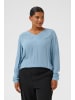KAFFE curve Langarm-Bluse KCami Regular fit in Windward Blue