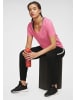 H.I.S. T-Shirt in schwarz, pink, rauchblau