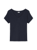 Marc O'Polo DENIM V-Neck-T-Shirt regular in scandinavian blue