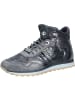 Cetti Sneakers High, Freizeit Stiefeletten, Sneakers Mid in saturno snake antracita