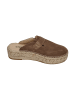 Espadrij l'orginale Pantoletten CLOQ VELOUR HIGH in braun