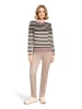 Betty Barclay Feinstrickpullover mit Rundhalsausschnitt in Patch Black/Taupe