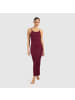 SMILODOX Maxi Dress Aveline Backless in Bordeaux