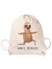 Mr. & Mrs. Panda Beutel Faultier Yoga mit Spruch in Creme
