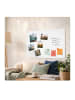 relaxdays Magnettafel in Weiß - 50 x 30