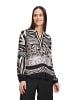 Betty Barclay Longbluse mit Stehkragen in Schwarz/Beige